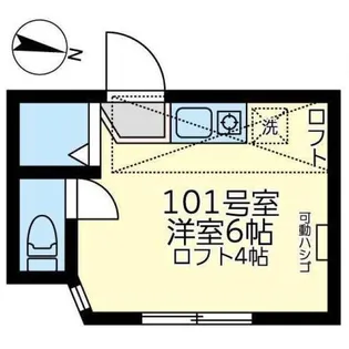 ユナイトあさひマルレーヌ【1階】の間取り