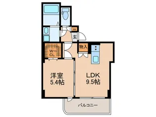 ALZA西天満【2階】の間取り