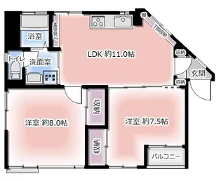 第7熊谷ビル【2階】の間取り