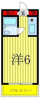 メゾンドマキ舟渡【1階】の間取り