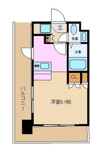 レジディア大森東【4階】の間取り