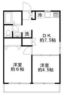 モンペール高円寺【1階】の間取り
