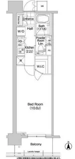 コンフォリア秋葉原EAST【9階】の間取り