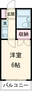 サンライズ永山【2階】の間取り