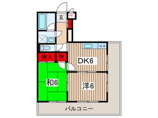 プレステ-ジ大宮.【1階】の間取り