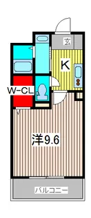 クレア栄町【2階】の間取り