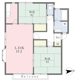 レジデンス影山【2階】の間取り