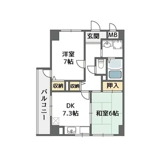 ラ・ティエラ【9階】の間取り