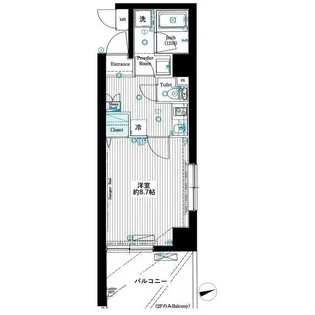カテリーナ浅草【2階】の間取り