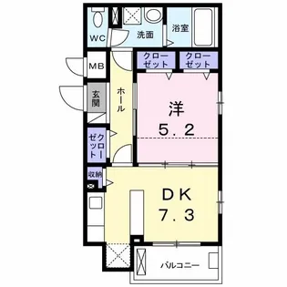 北野HILLS【2階】の間取り