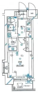ガリシア浜松町【7階】の間取り
