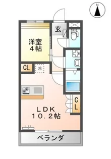 ローズガーデン【3階】の間取り