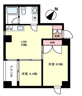 カーサベルデ【4階】の間取り