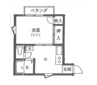 ミッキーパレス【1階】の間取り