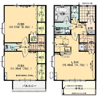 スマイルタウン C棟の間取り