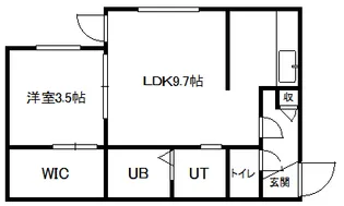 コンサンビル【4階】の間取り