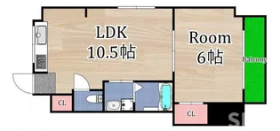 Mハイツ【3階】の間取り