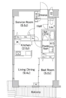 PATH駒込【1階】の間取り