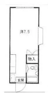 ピア玉川【1階】の間取り