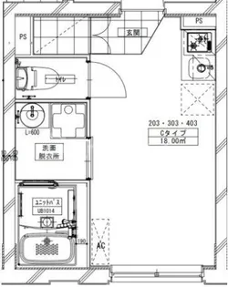 ミライズ滝野川レジデンス【2階】の間取り