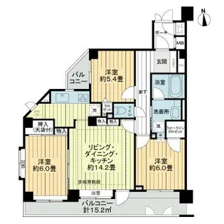 コスモ西尾久【2階】の間取り