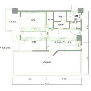 北鎌倉ガーデン【3階】の間取り