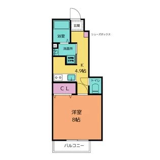 マハロ逢妻【1階】の間取り