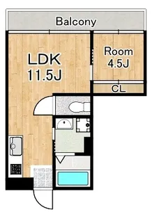 北代ビル【5階】の間取り