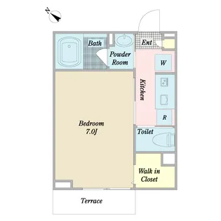 フォーリア【1階】の間取り