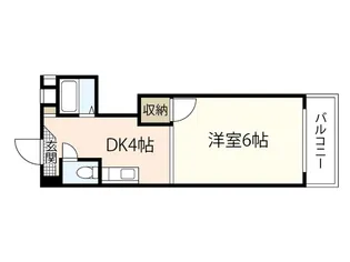 エオス舟入【6階】の間取り