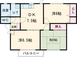 ルミエール州見【1階】の間取り