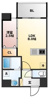 MODERN PALAZZO 長崎 Central【9階】の間取り