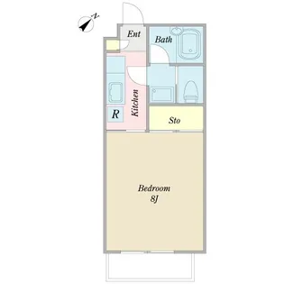 サンライズ本郷【1階】の間取り