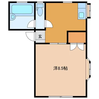 メゾンクレール【2階】の間取り