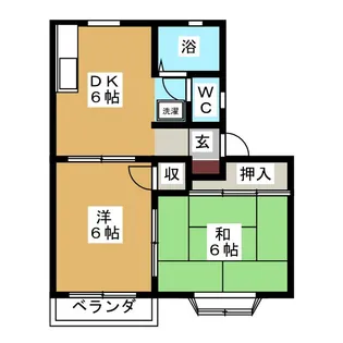 エトアール小幡N棟【2階】の間取り