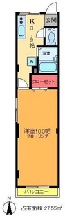 松江ロイヤルハイツ【2階】の間取り