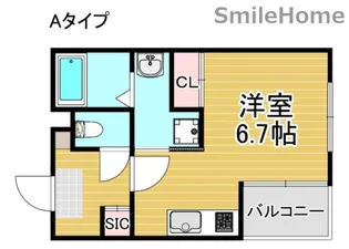 Puerto de la musica【3階】の間取り