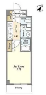 バウスステージ高田馬場【1階】の間取り