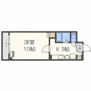 スリーアール【1階】の間取り