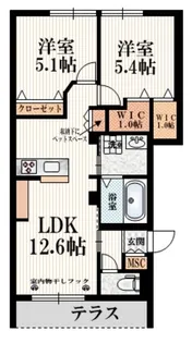 SOLATIO【1階】の間取り