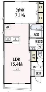 ivy(アイビー)【1階】の間取り
