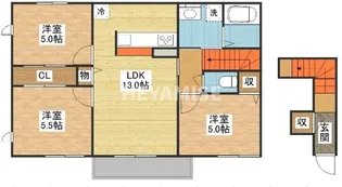 グランエバーN【2階】の間取り