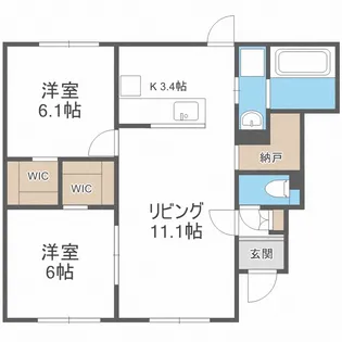 ルミエール メゾンC【1階】の間取り