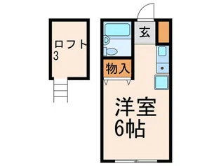 シャトー分梅【1階】の間取り