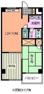 ハイデンス上の宮II【3階】の間取り