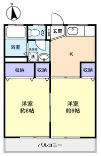 メゾンタカダヤ第1【2階】の間取り