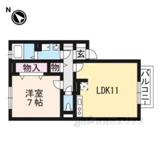 ドゥ・フォルティ【2階】の間取り