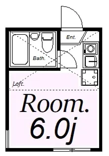 ユナイト衣笠ロジャー・スペリー【2階】の間取り