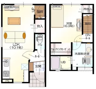 カレン-家恋-の間取り