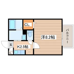 エール川内【2階】の間取り